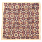 Gregor Brown Medallion IMS 33cm Pocket Square - Tie Doctor